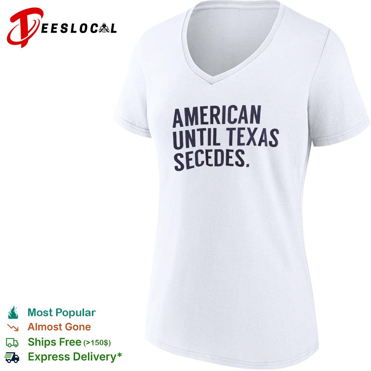 American until texas secedes shirt