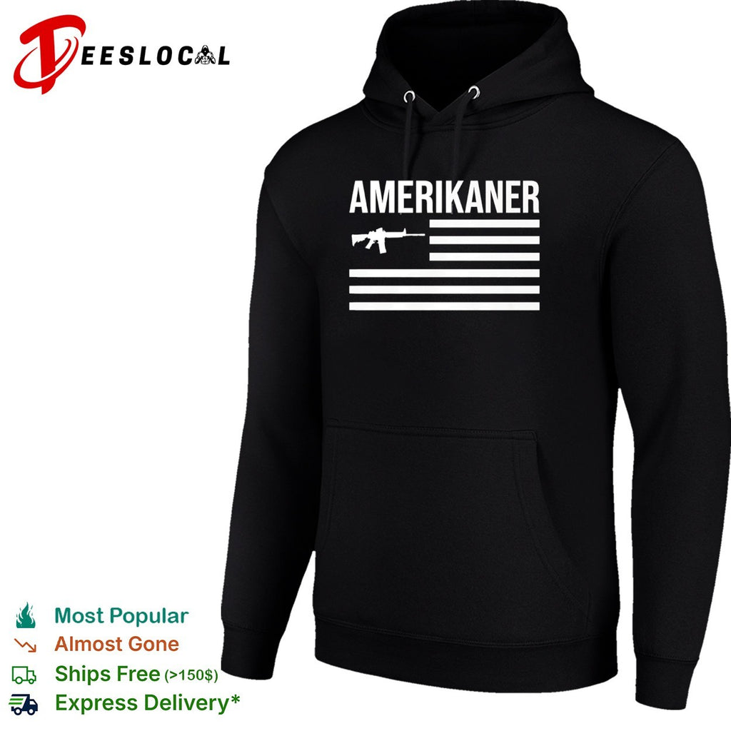 Amerikaner gun USA flag shirt