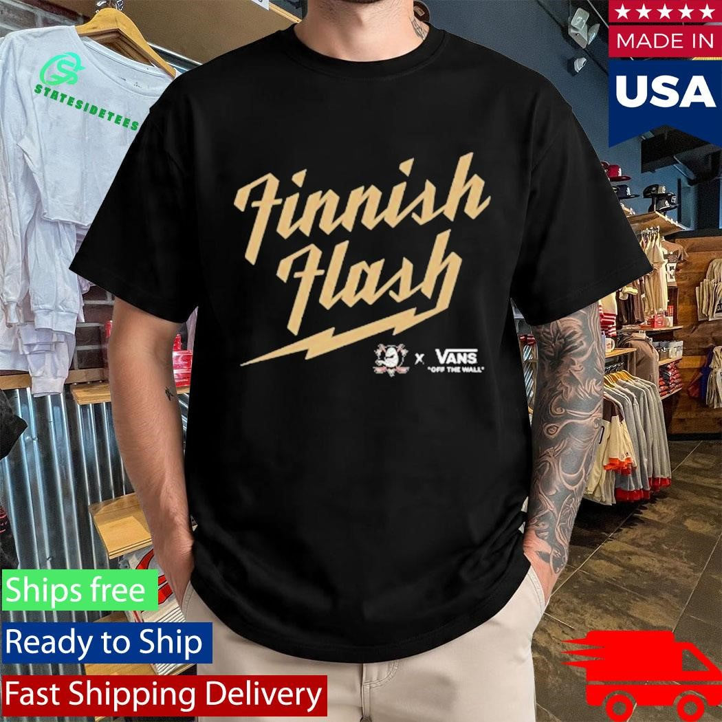Anaheim Team Finnish Flash Stamp Shirt