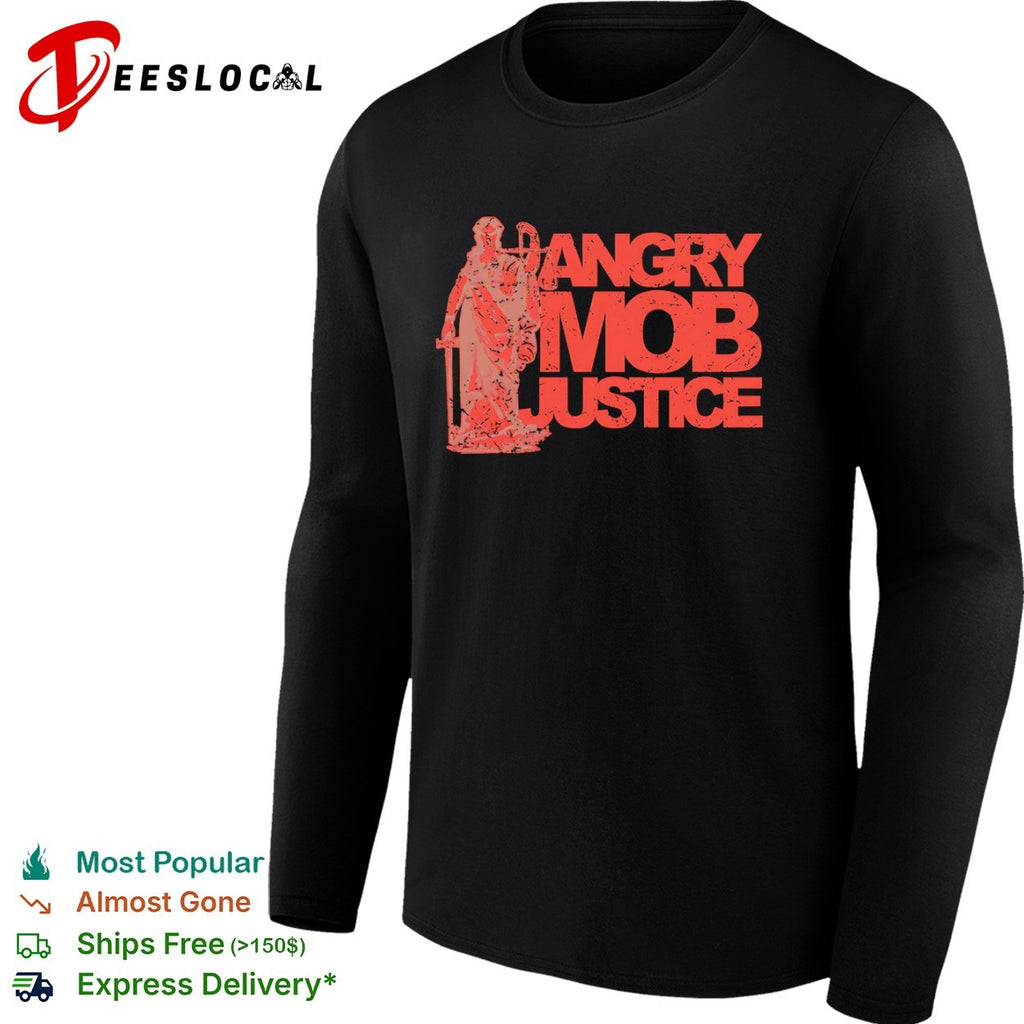 Angry mob justice statue shirt