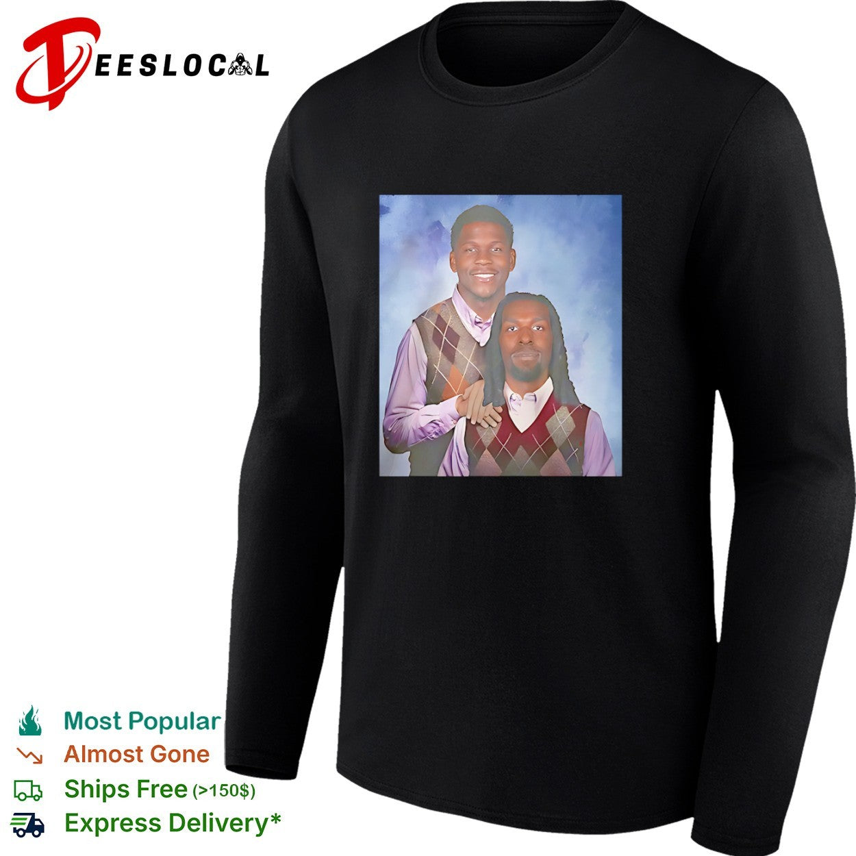 Anthony Edwards and Naz Reid Step Brothers shirt