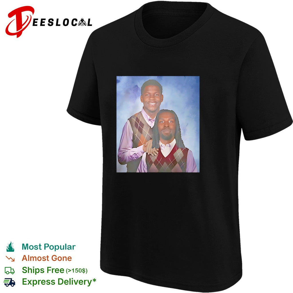 Anthony Edwards and Naz Reid Step Brothers shirt