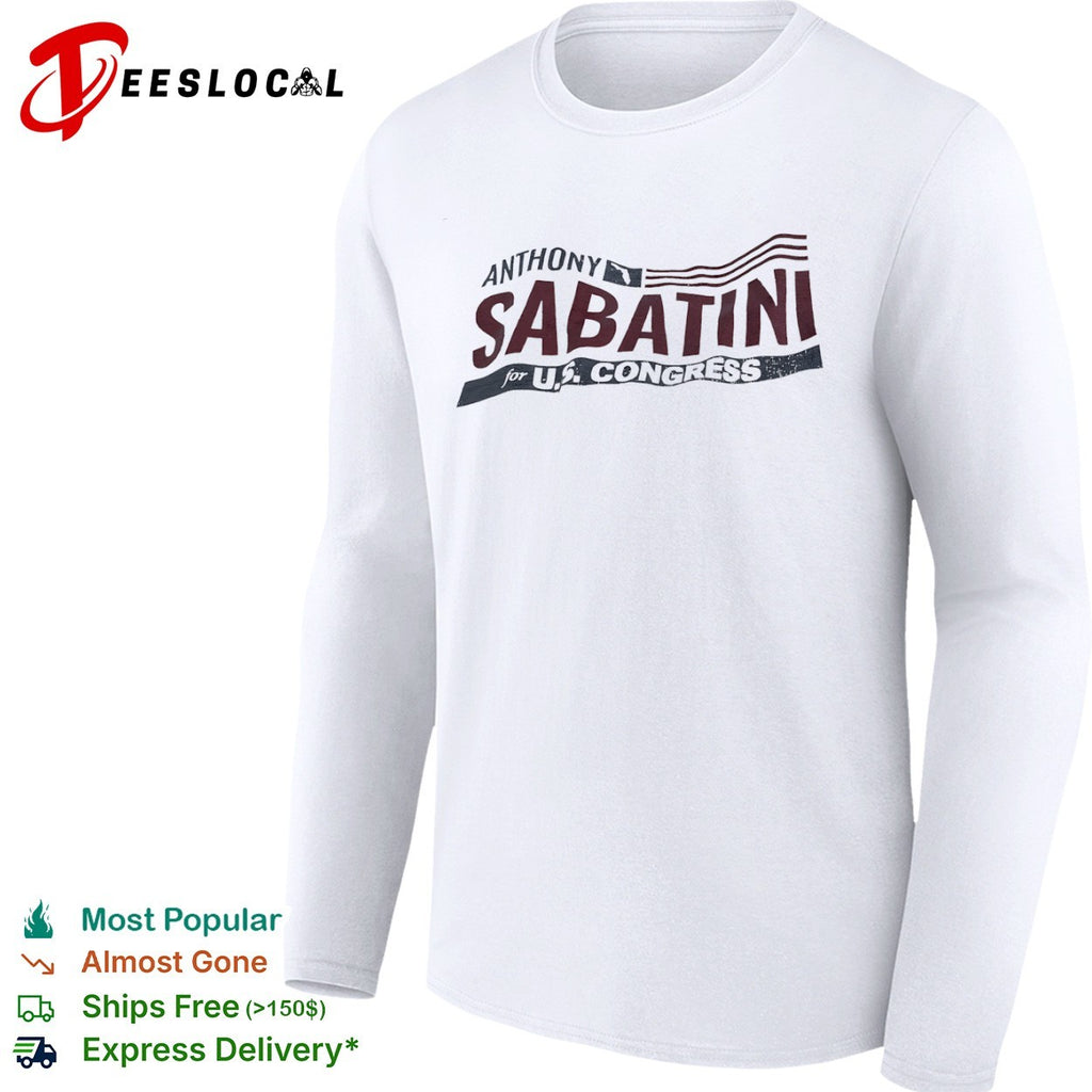 Anthony Sabatini flag stripes for US Congress shirt