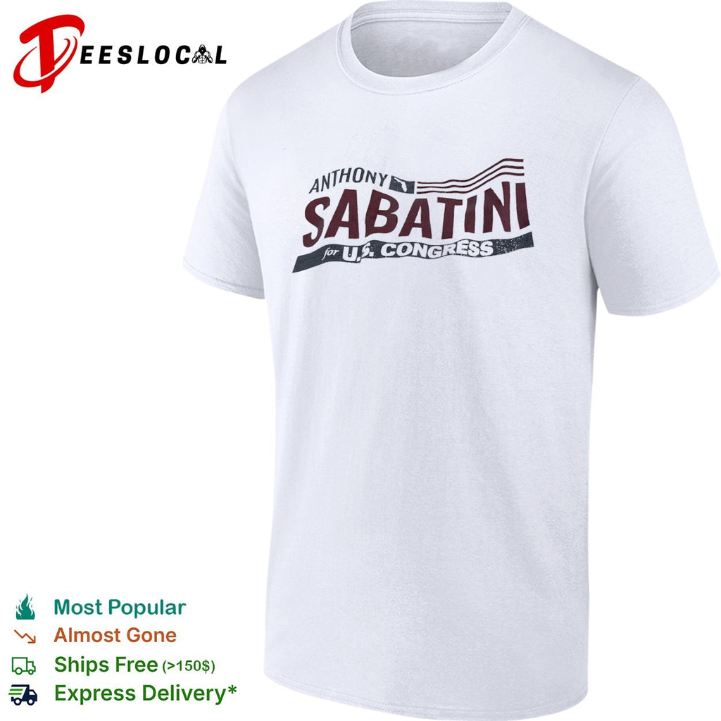 Anthony Sabatini flag stripes for US Congress shirt