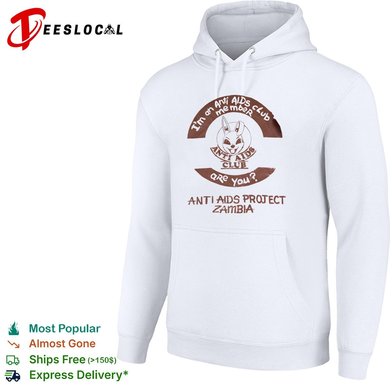 Anti AIDS club membership mascot project zambia shirt