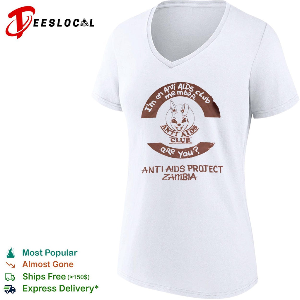 Anti AIDS club membership mascot project zambia shirt