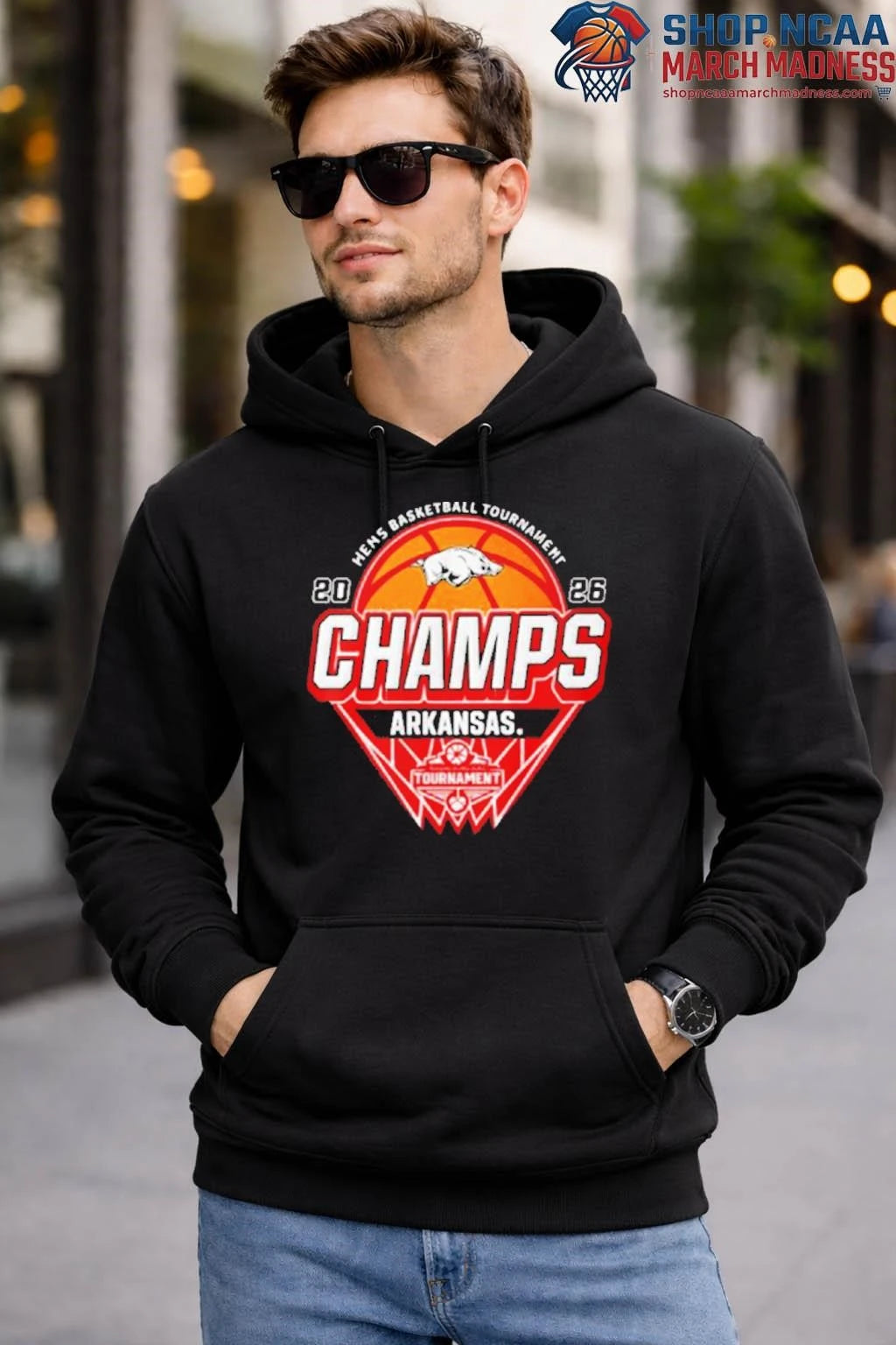 Arkansas Razorbacks Champions 2026 SEC Men’s Basketball Tournament 2026 Logo T Shirt