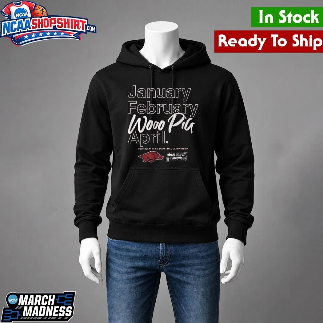 Arkansas Razorbacks MBB 2026 March Madness Month Shirt