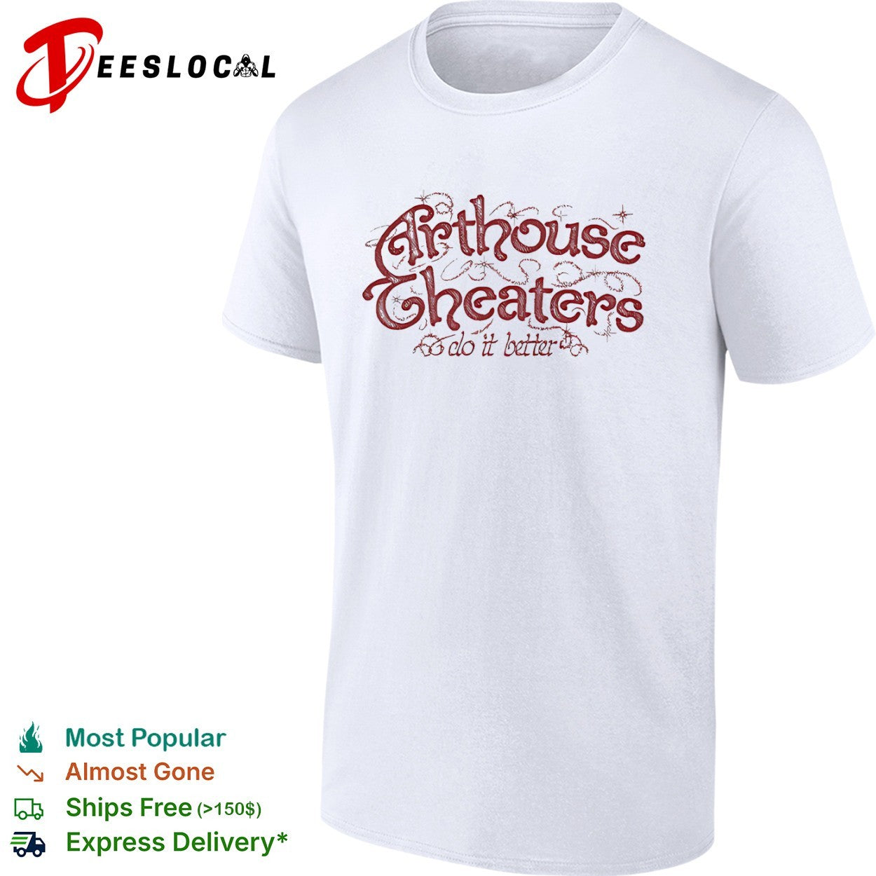 Arthouse Cheaters do it better typography shirt