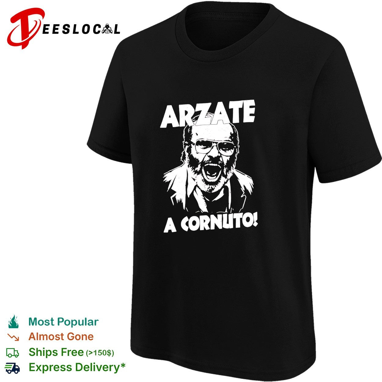 Arzate screaming a cornuto meme shirt