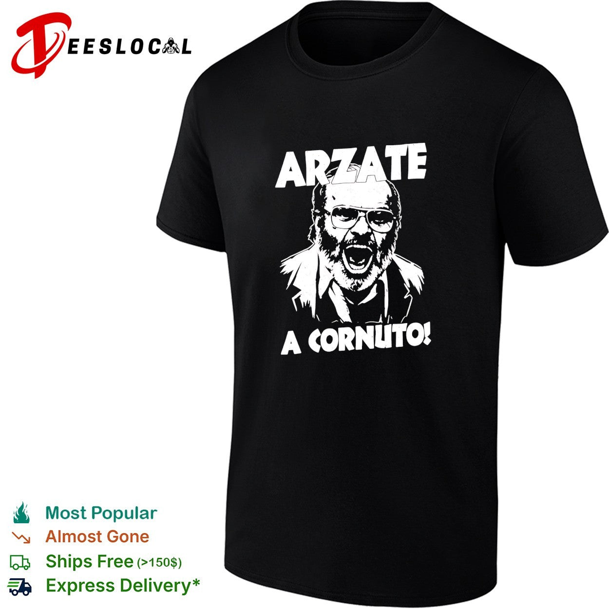 Arzate screaming a cornuto meme shirt