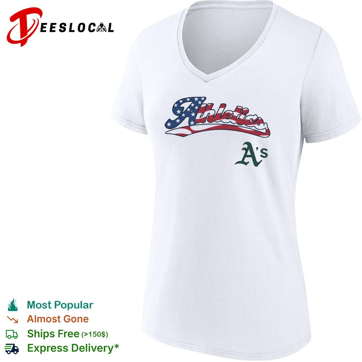 Athletics A’s Americana shirt