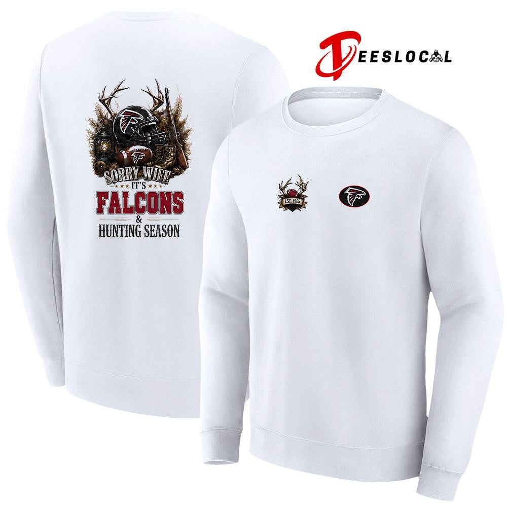 Atlanta Falcons sorry wife it’s hunting season deer shirt