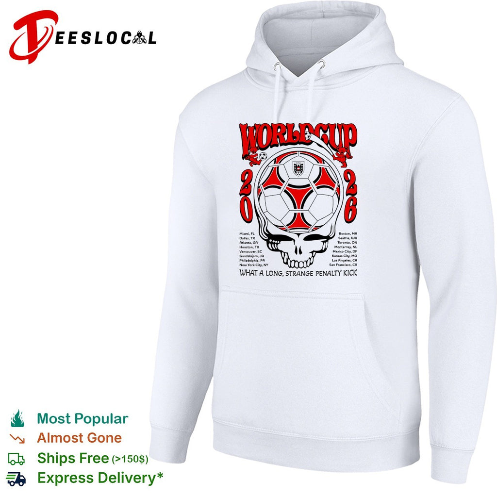 Austria World Cup 2026 Grateful Dead steal your face what a long strange penalty kick shirt