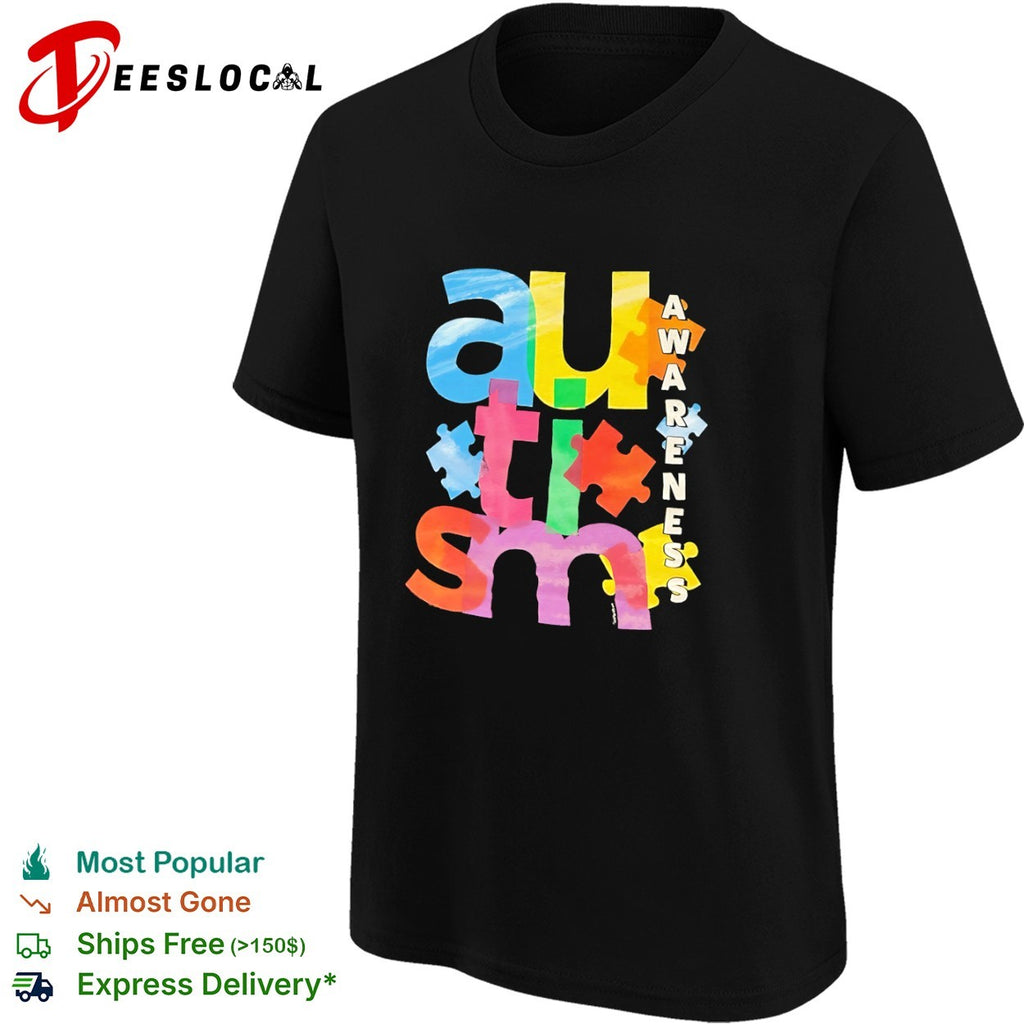 Autism awareness puzzle shirt