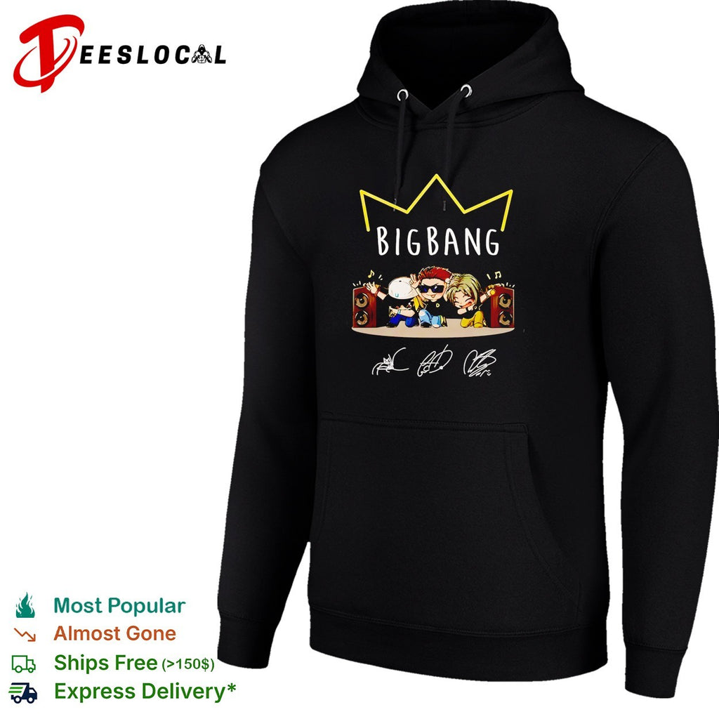 BIGBANG chibi portrait signature shirt