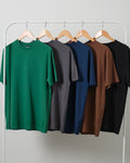 Classic Tee 5 Pack: Green, Charcoal, Navy, Brown, Black
