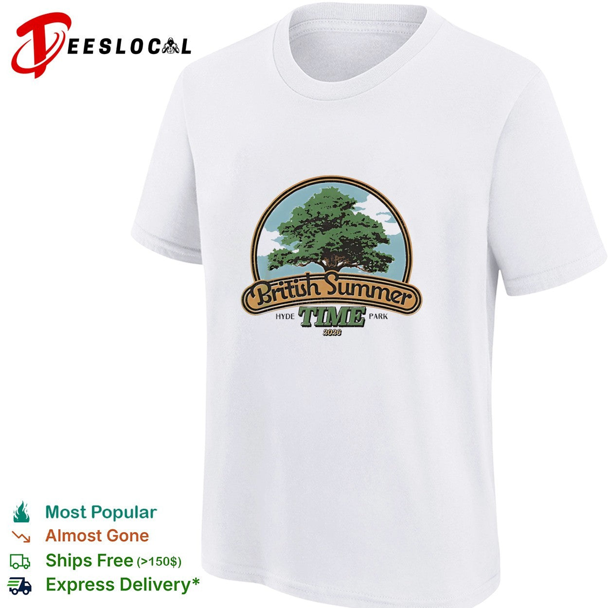 BST Hyde Park Festival Hyde Park London On June 2026 British Summer Time shirt