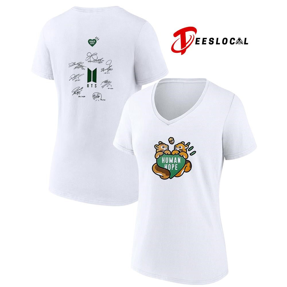 BTS Comeback and World Tour human hope squirrel signature shirt