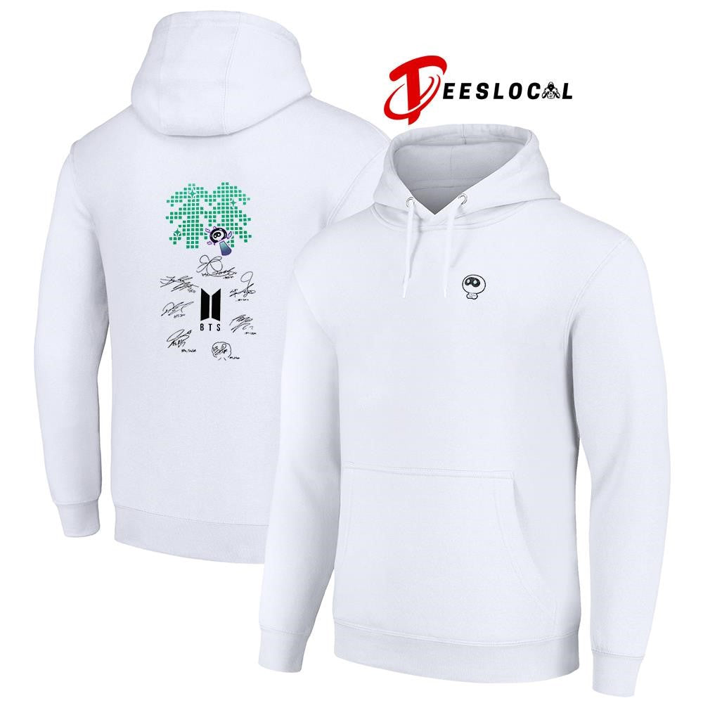 BTS Comeback and World Tour mascot signature shirt