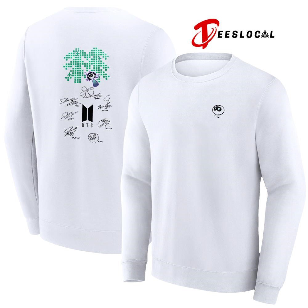 BTS Comeback and World Tour mascot signature shirt