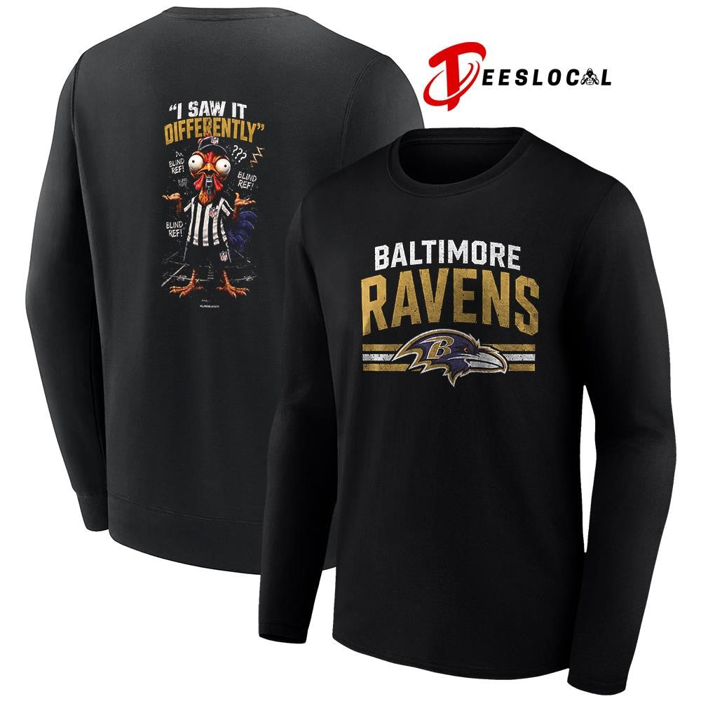 Baltimore Ravens Blind ref I saw it differently shirt