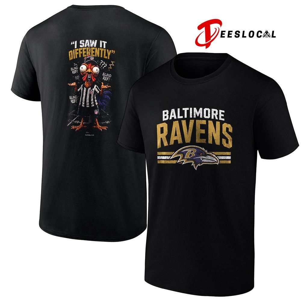 Baltimore Ravens Blind ref I saw it differently shirt