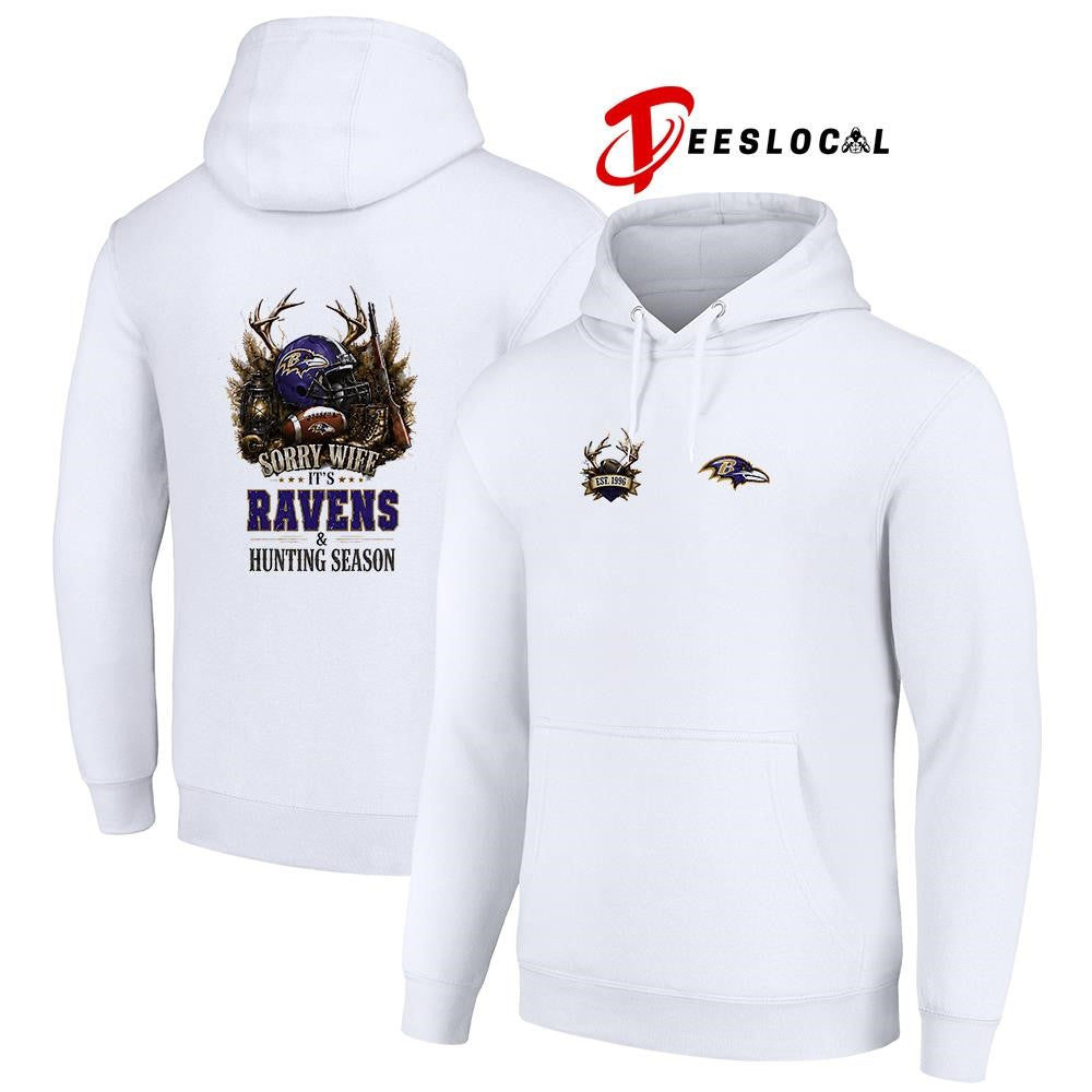 Baltimore Ravens sorry wife it’s hunting season deer shirt