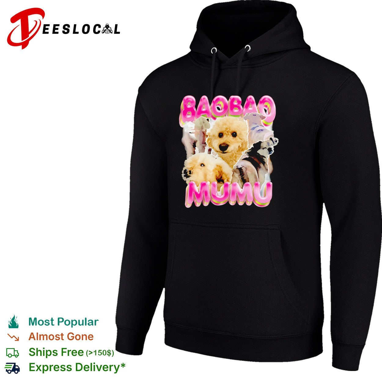 Baobao Mumu Poodle Dog Cute Pet Portrait shirt