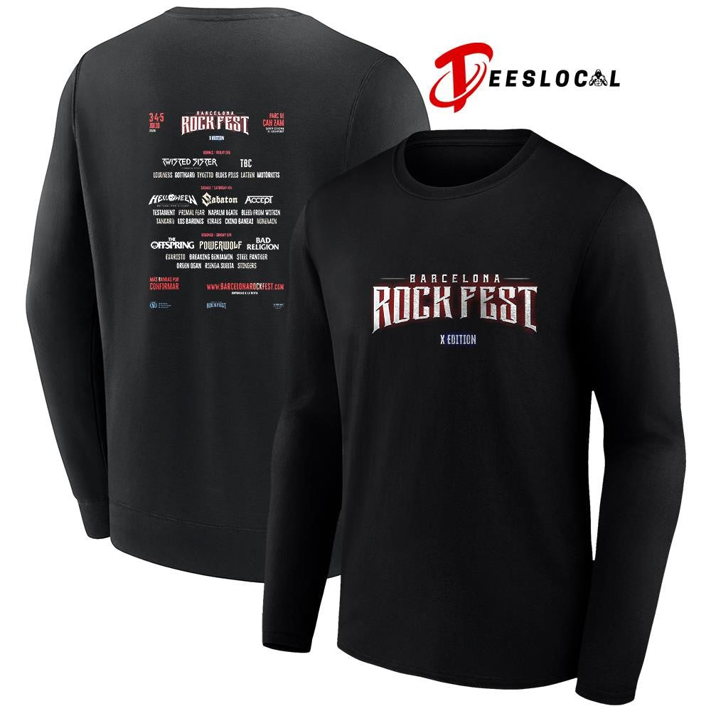 Barcelona Rock Fest 2026 Parc de Can Zam Santa Coloma de Gramenet shirt