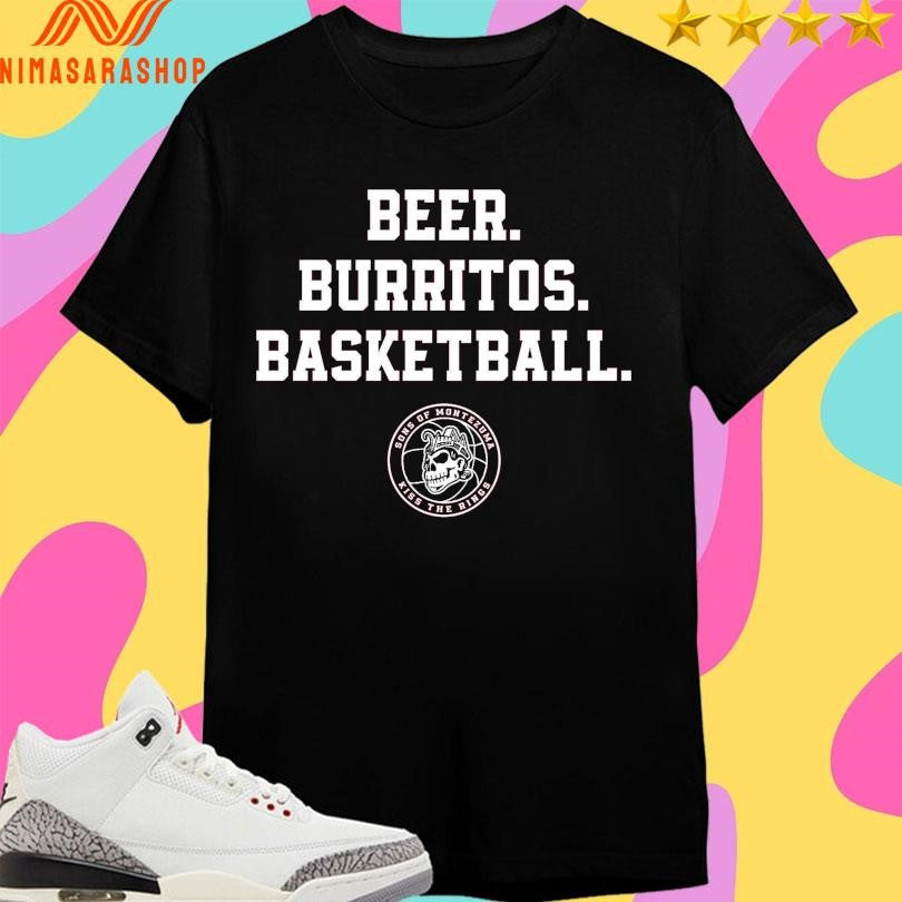 Beer Burritos Basketball Shirts
