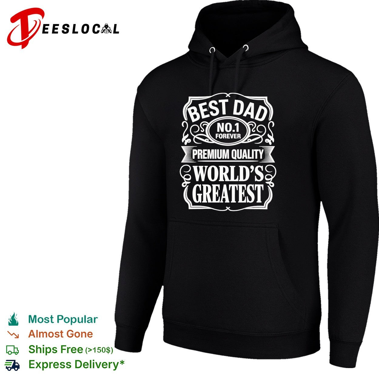 dad no 1 forever world’s greatest premium quality shirt