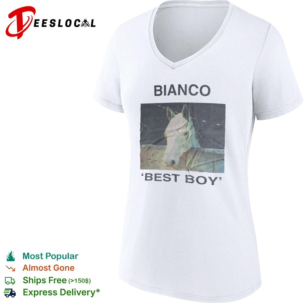 Bianco Best Boy horse portrait shirt