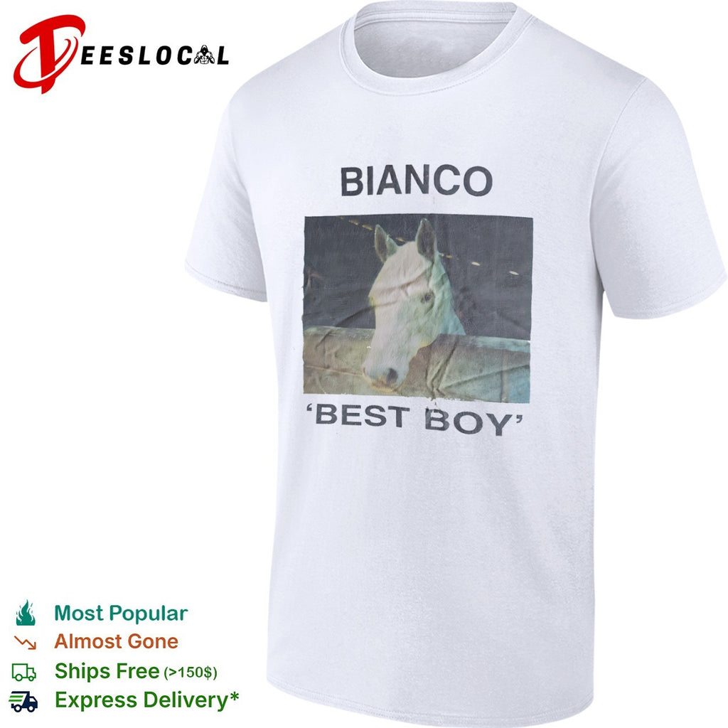 Bianco Best Boy horse portrait shirt