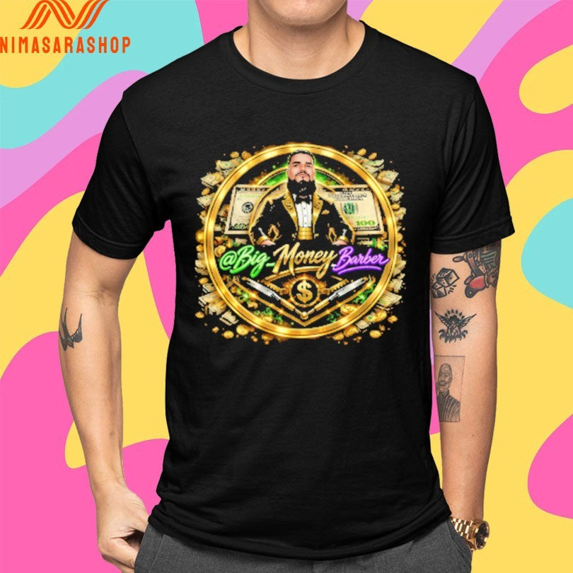 Big Money Barbershop New Money Logo Shirts