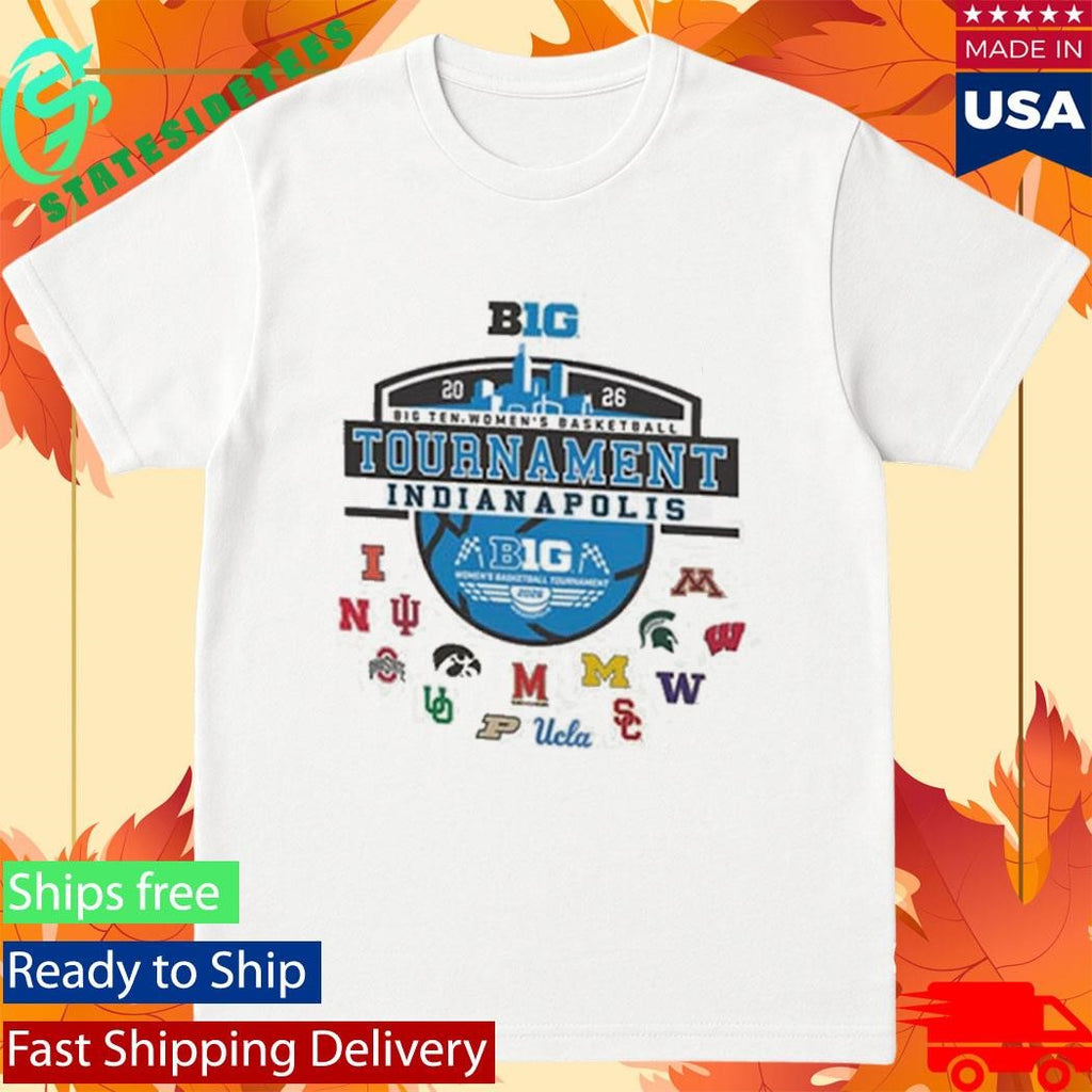 Big Ten 2026 Big Ten Women’s Basketball Tournament Skyline T-Shirt