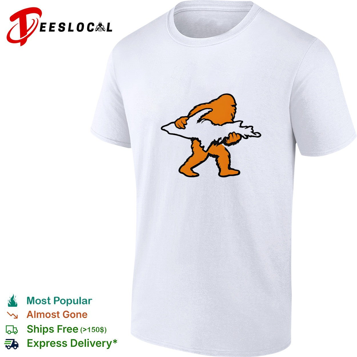 Bigfoot Holding UP Of Michigan Upper Peninsula shirt