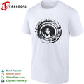 Bjork Portrait in Circular Stamp shirt