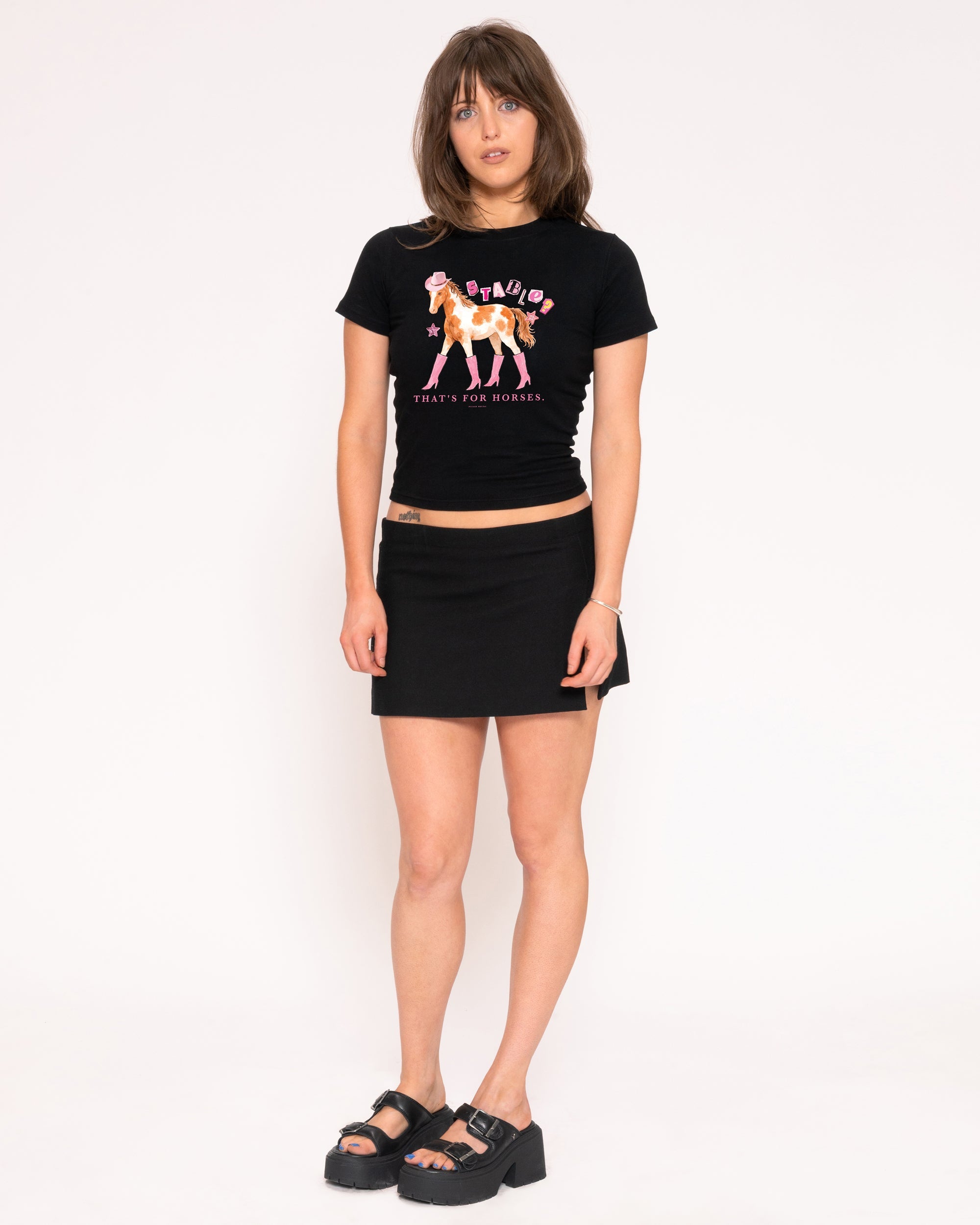 Stable? That's For Horses Longline Baby Tee