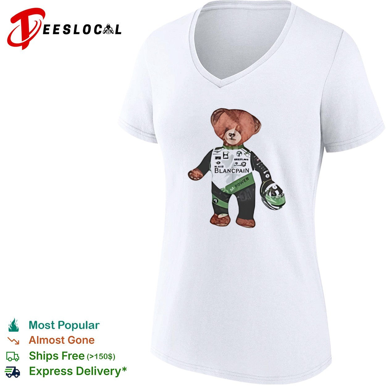 Blancpain racing teddy bear M-Power motorsport racing suit shirt