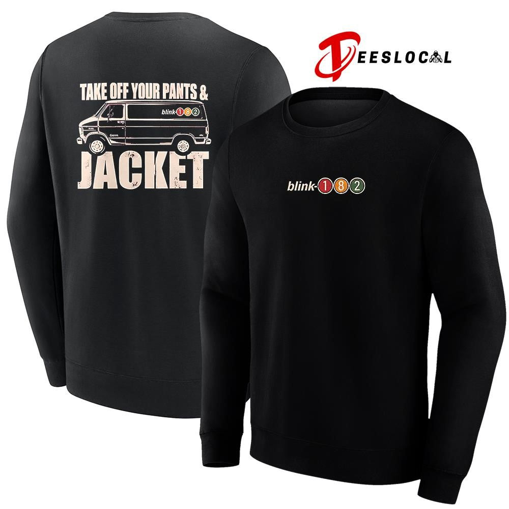 Blink 182 Take Off Your Pants and Jacket anniversary the van maroon shirt