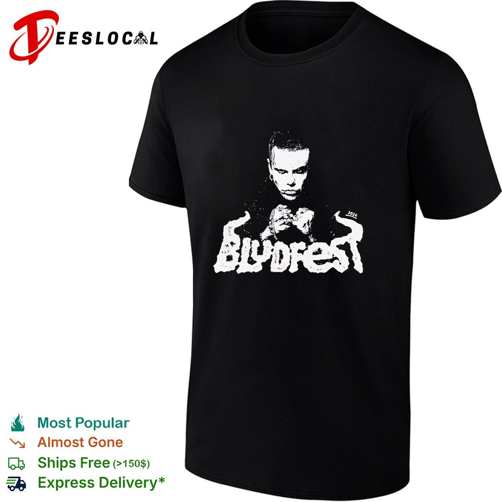Bludfest 2026 tattooed portrait singer shirt