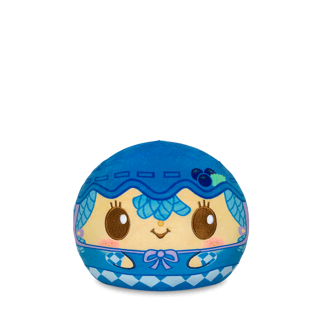 Blueberry Muffin and Cheesecake Mouse 6" Blueberry-Scented Reversible Plushie