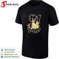Bluey number 1 dad Bandit with kids shirt