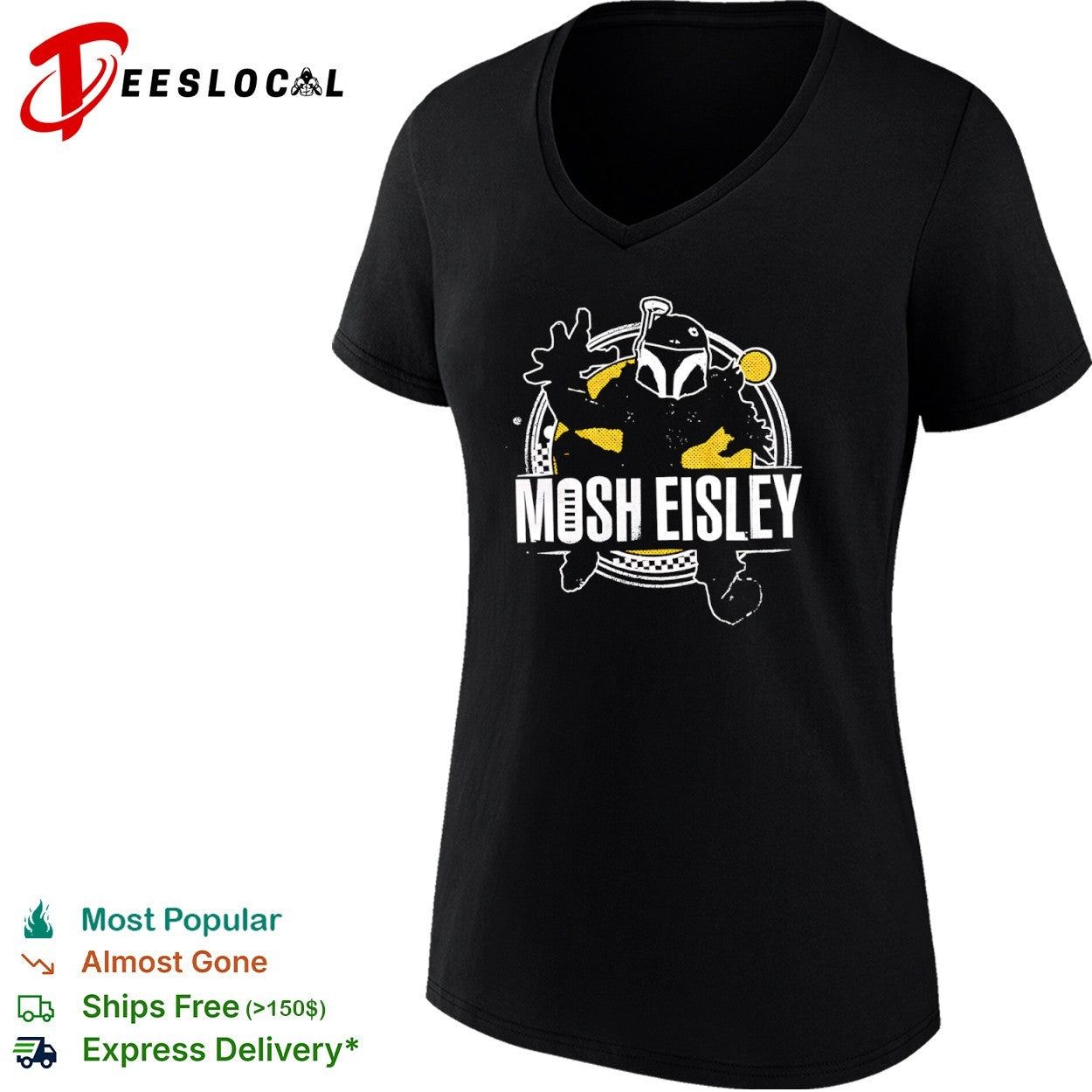 Boba Fett Mosh Eisley silhouette shirt