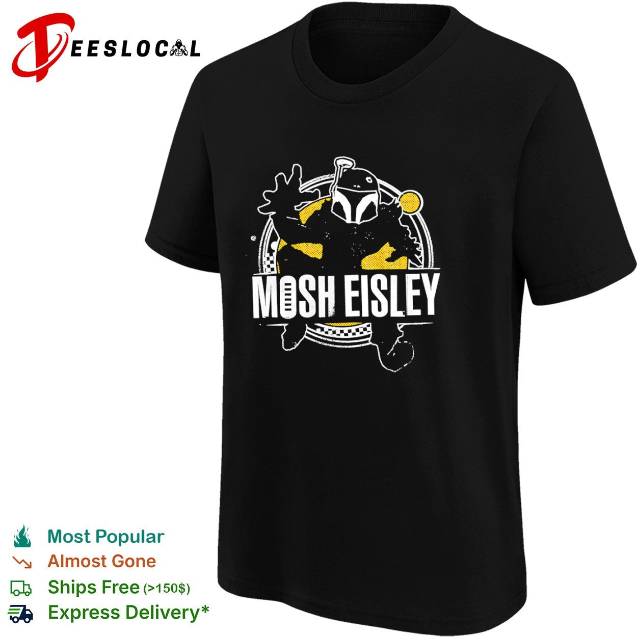Boba Fett Mosh Eisley silhouette shirt