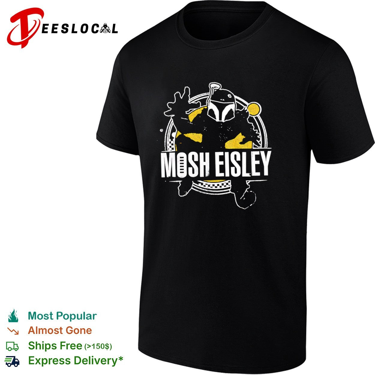 Boba Fett Mosh Eisley silhouette shirt
