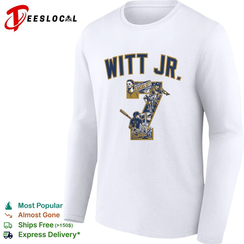 Bobby Witt Jr Kansas City Royals MLB Welcome to Kansas City shirt
