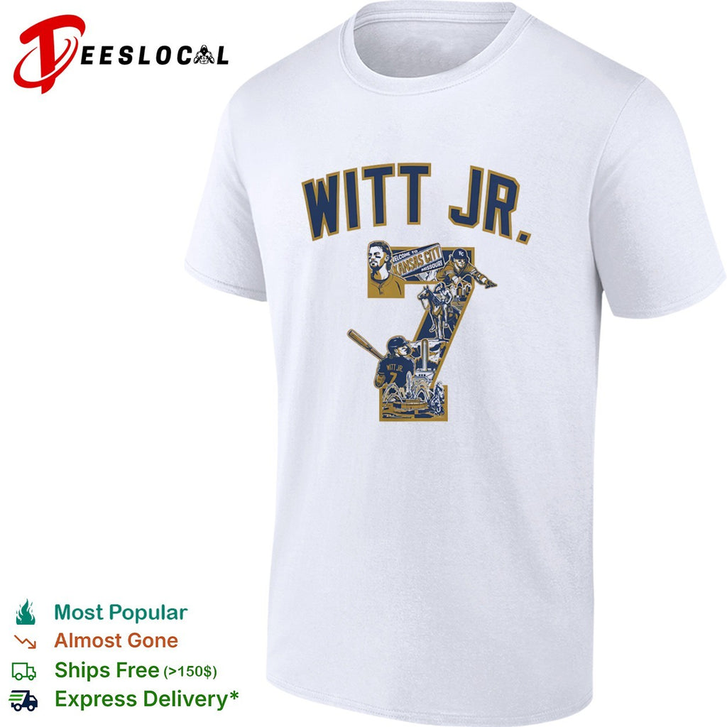 Bobby Witt Jr Kansas City Royals MLB Welcome to Kansas City shirt