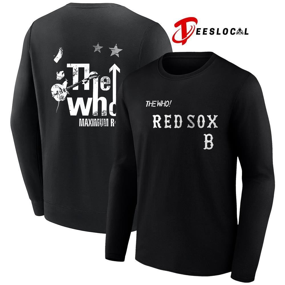 Boston Red Sox The Who Maximum R B North American Farewell tour graphic shirt
